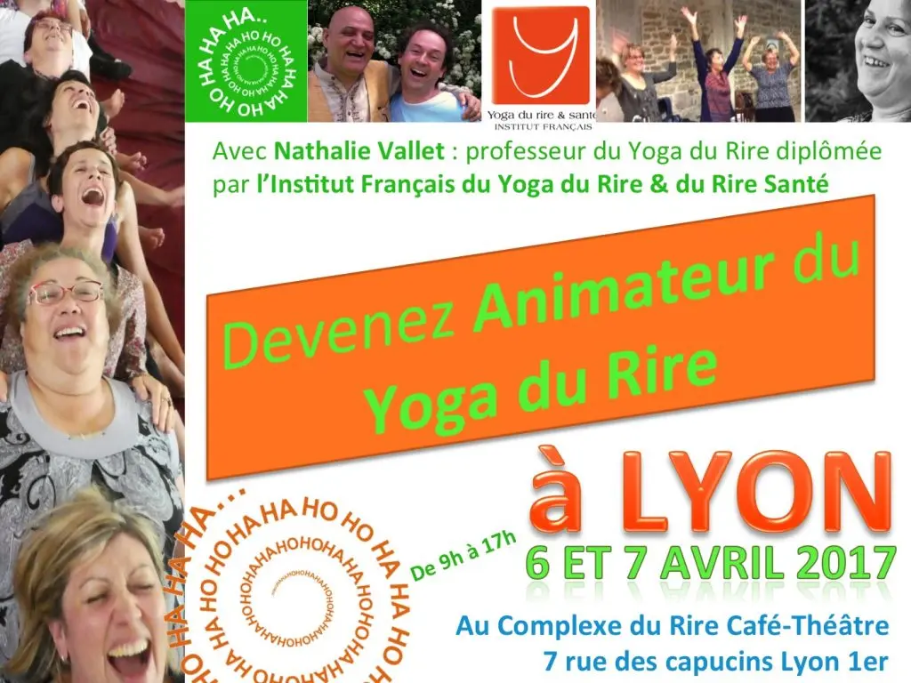 devenir animateur du yoga du rire à Lyon 2017