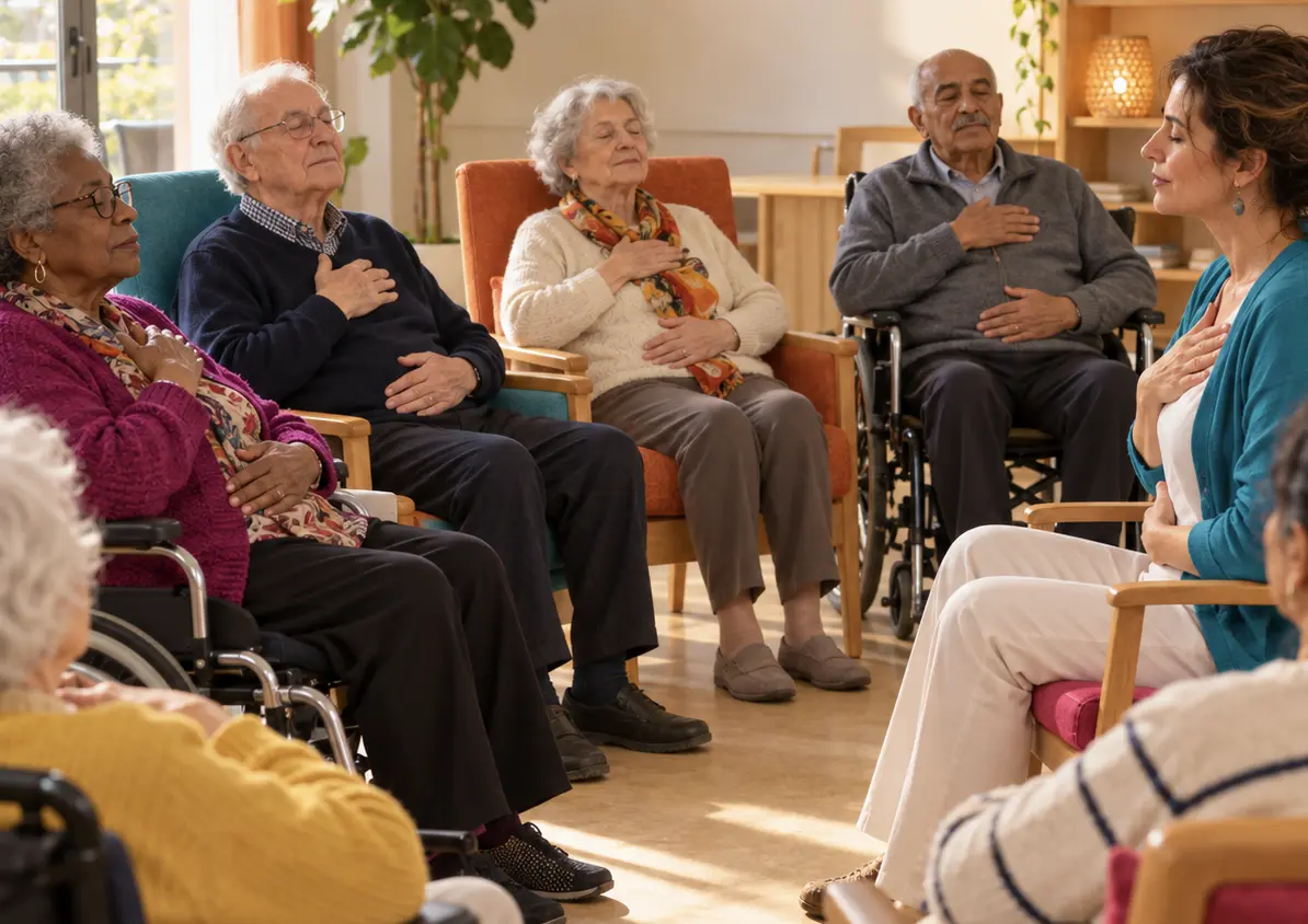 spécialisation sophrologie en EHPAD